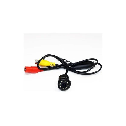 Camara De Reversa Hd Embutida 8 Led Retroceso Vision Nocturn Color Negra 8 Led