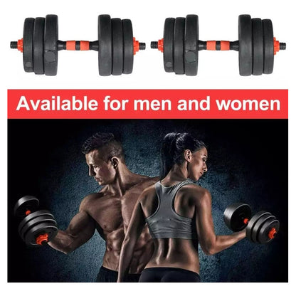 Kit Mancuerna Pvc Ajustable Set Barra Extensión 20kg /ryc