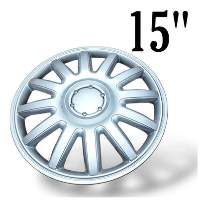 Set X4 Tapa Rueda Aro 15 Cromada Designer Tapa 15  Auto /r&c