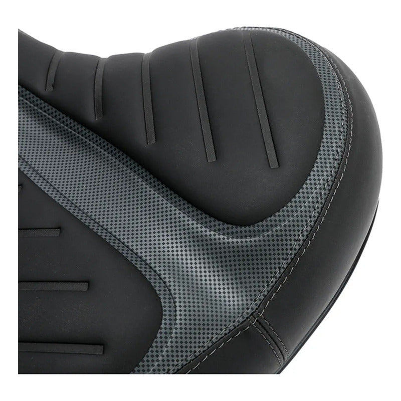 Sillin Asiento D Bicicleta Antiprostático Acolchado Meryfoam Negro Gris 8020