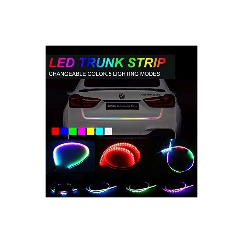 Cinta Tira Led Rgb Para Maleta Auto Multifunción Maletero