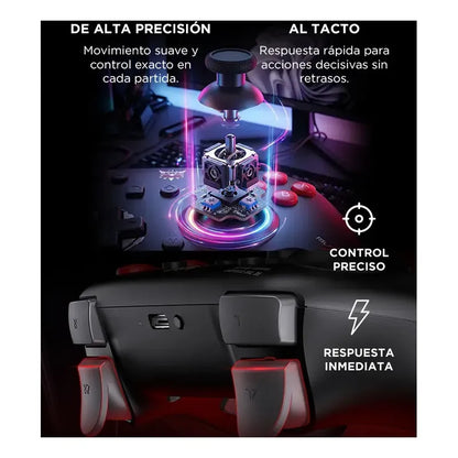 Joystick Inalambrico Onikuma C1 Bluetooth Giroscopio 6 Ejes Negro