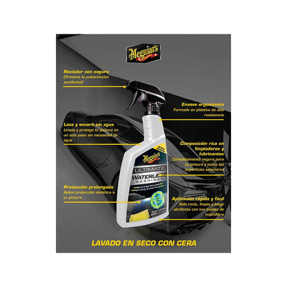 Meguiar's Lavado En Seco Y Cera Para Auto Wash&wax Limpiador