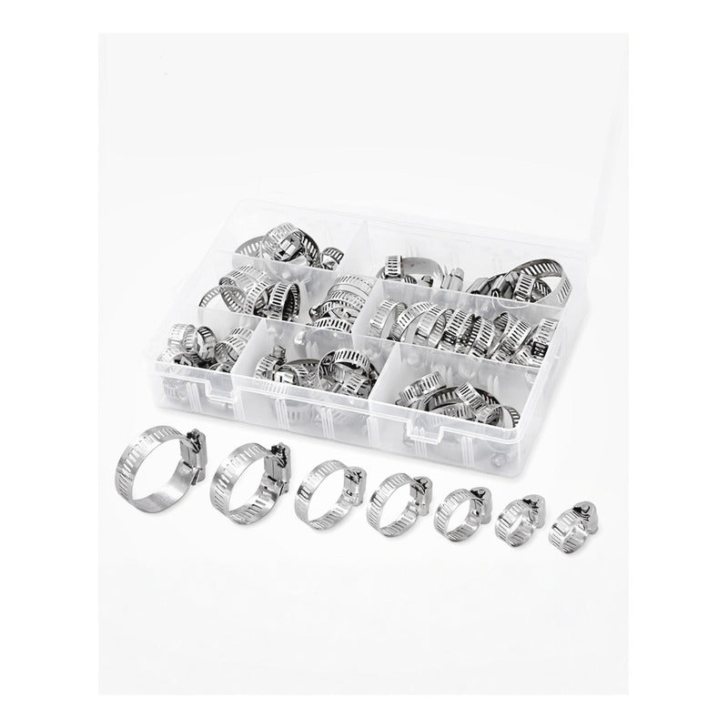 X60 Abrazadera Metálica Ajustable Manguera 7medidas 8-38mm