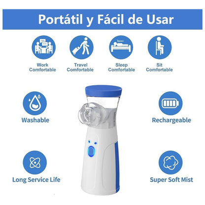 Nebulizador Portátil Niños Adultos Inhalador Eléctrico /r&c