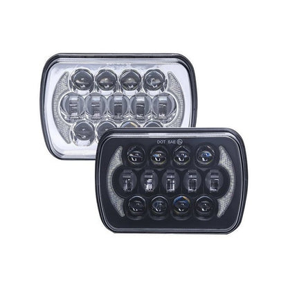 Foco Led Óptico 7x6 Intermitente 5x7 Embutido X2 Par Ah/r&c