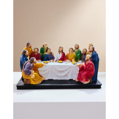 Figura Última Cena Jesús Y 12 Discípulos Cristiano Católico