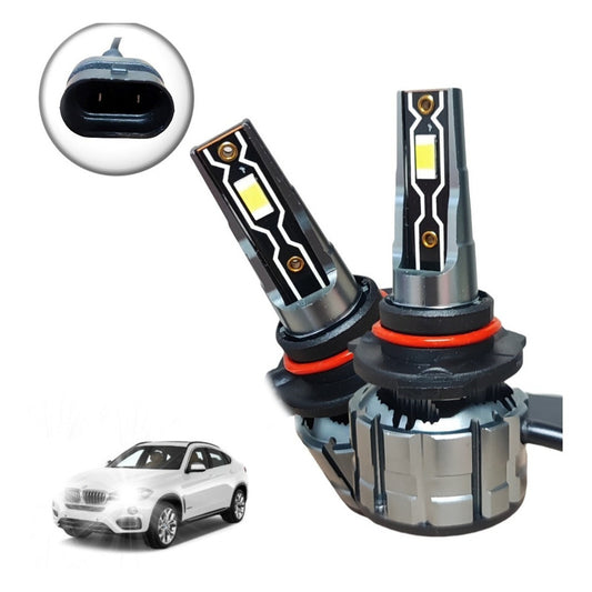Kit X2 Ampolleta Turbo Led 8v-48v 28000l 280w Conector 9005
