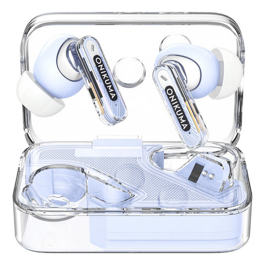 Auriculares Bluetooth Onikuma T5 Tws Reducción D Ruido Purpl