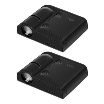 X2 Luces De Cortesía Led Luz Bienvenida De Puerta De Autos Pilas Hond Pilas