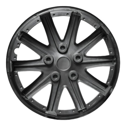 Set Tapa Rueda Aro 13 Serie Tuning Racing Color Negro-gris
