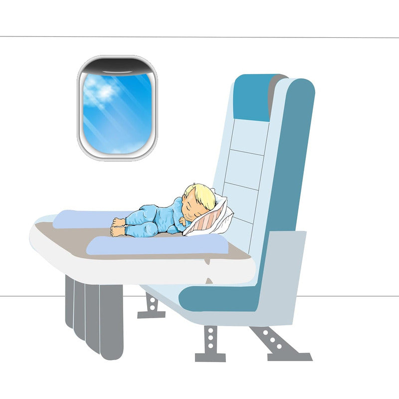 Cama De Viaje Inflable Para Bebés Niñ@s Para Avión Auto Ryc