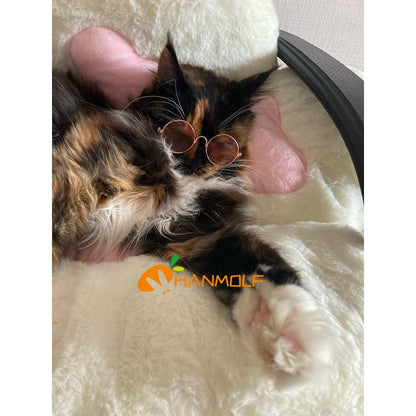 Cojín Para Silla Asiento Peluche Garrita Gato Mueble Mascota
