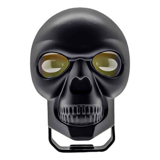 Foco Neblinero Bicolor Calavera Negro Tipo Lupa Auto Moto