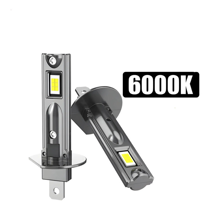 X2 Ampolleta Turbo Led 12v 6000k Auto Sin Cable Pug And Play H1 25249
