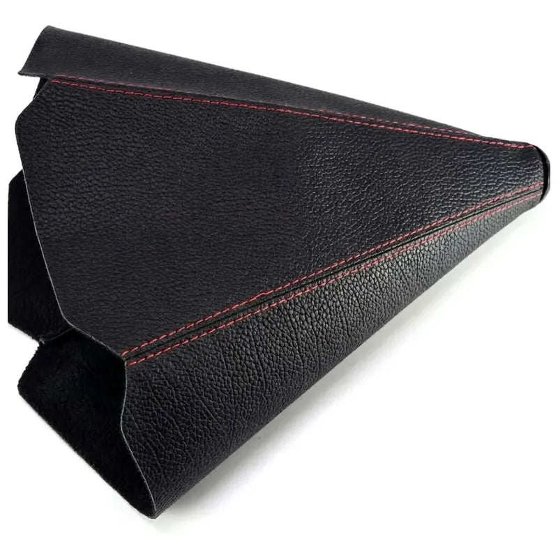 Cofia Funda Cubre Palanca De Cambio Eco Cuero Auto 30269 Kmt Hilo Rojo 30269