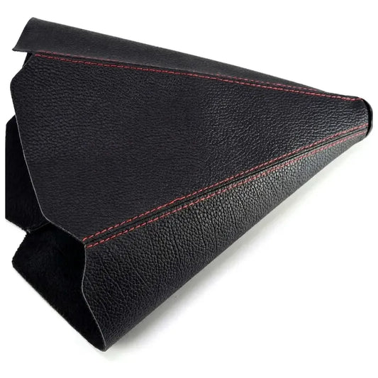 Cofia Funda Cubre Palanca De Cambio Eco Cuero Auto 30269 Kmt Hilo Rojo 30269