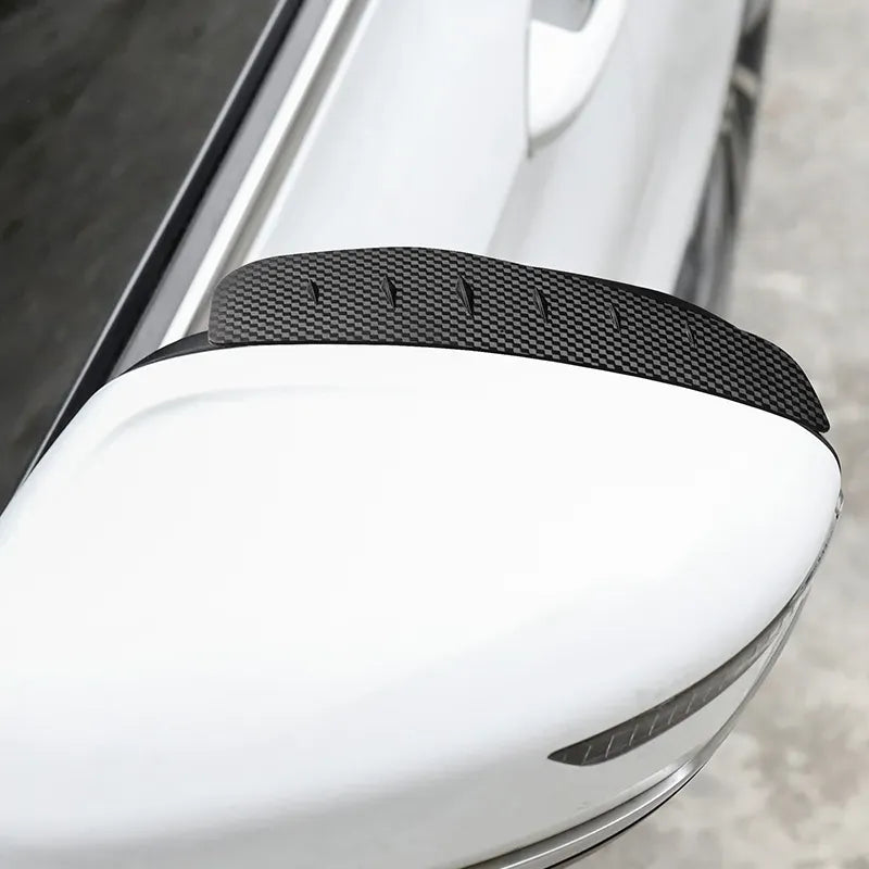 X2 Bota Agua De Espejo Retrovisor Deflector Auto Fibra Fibra 2156