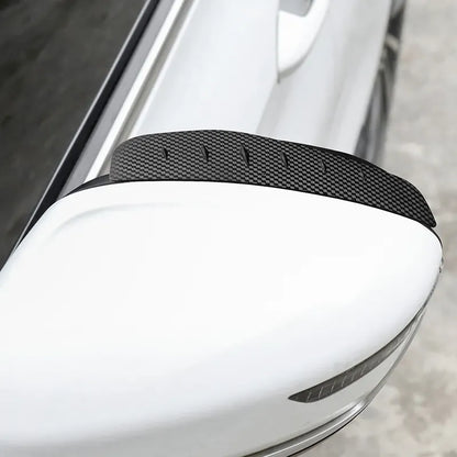 X2 Bota Agua De Espejo Retrovisor Deflector Auto Fibra Fibra 2156