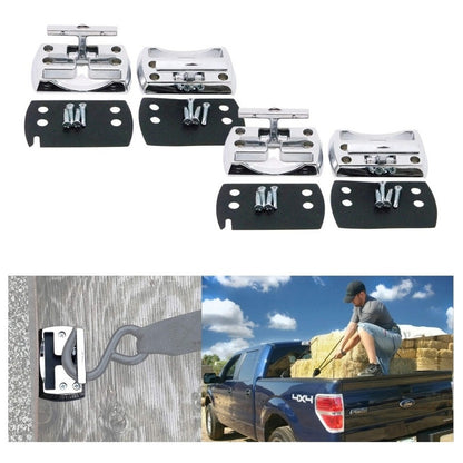 X4 Ganchos De Amarre Abatible Pick Up Invisibles Camioneta