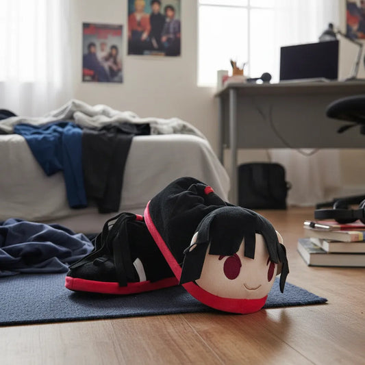Pantuflas Acolchada Abierta Anime Sango Inuyasha Talla 36-41 Negro Sango Inuyasha Único