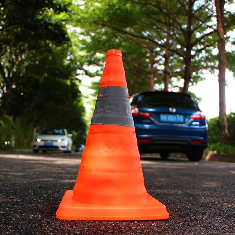 Cono De Emergencia Reflectante Retractil Cono 40cm 1cinta