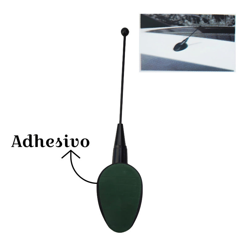 Antena De Techo Para Auto Decorativa Adhesiva Universal /ryc