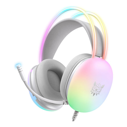 Audífonos Gamer Onikuma X25 Rgb Microfono Comp. Pc Ps4 Ps5