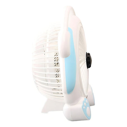 Mini Ventilador D/escritorio Divertido Diseño Perrito 189yyq Cantidad De Aspas 3 Color De La Estructura Blanco Color De Las Aspas Blanco Diámetro 28 Cm Material De Las Aspas Plástico