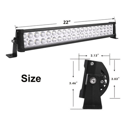 Barra Neblinero Led Bicolor Blanco-ambar Destellante 120w