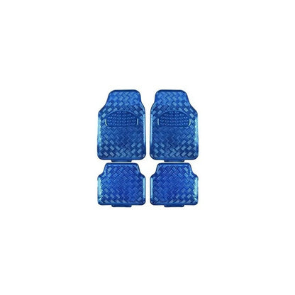 Alfombra Cubre Piso Metálico Colores Set 4pcs Auto Tuning