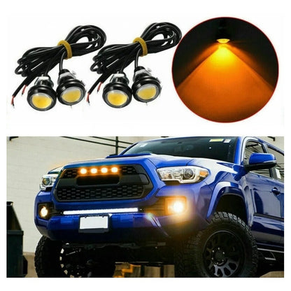 X4 Ojo De Águila Luces Led 23mm 9w Auto Tuning Universal Ryc