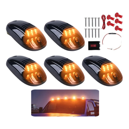 X5 Luz Led De Techo Ahumada Camioneta Suv + Interruptor 12v