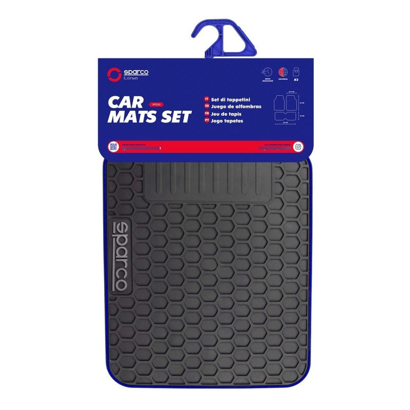 Cubre Piso Auto Goma Camello Sparco Original Universal / R&c