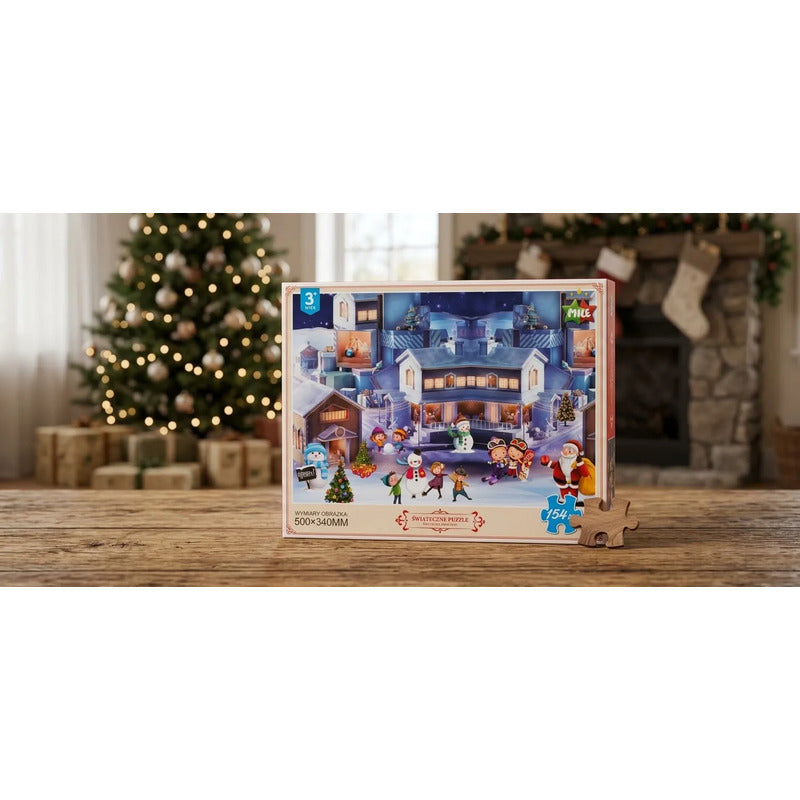 Rompecabezas Navideño 154pcs Puzzle Navidad 500x340mm Mp328
