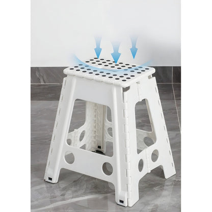 Taburete Plegable Banquito Pórtatil Piso Escala 45cm /r&c