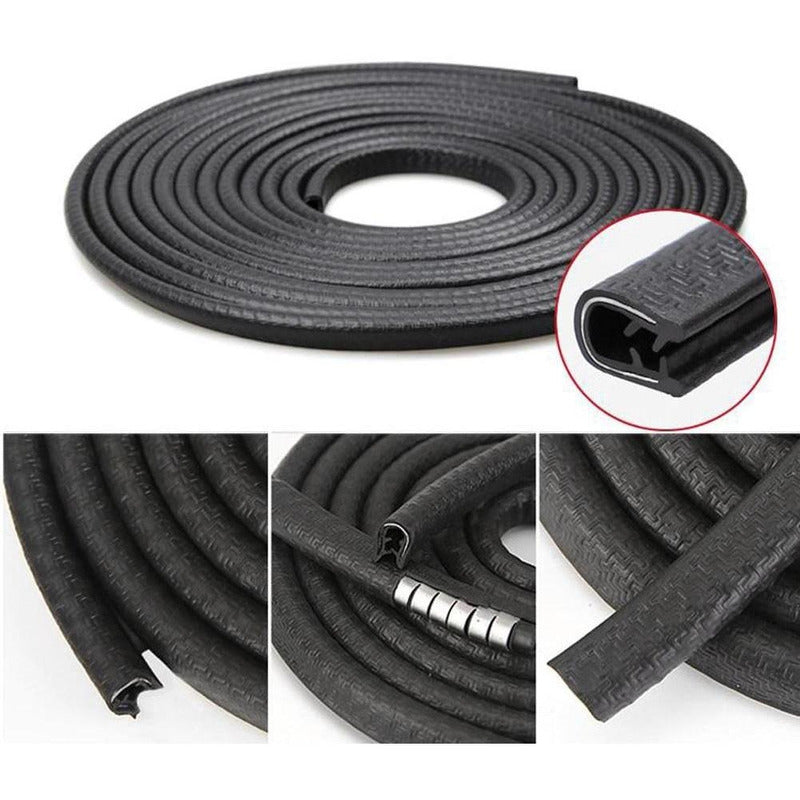 Moldura De Auto Sello Presión Protectora Puertas Capot 5mt
