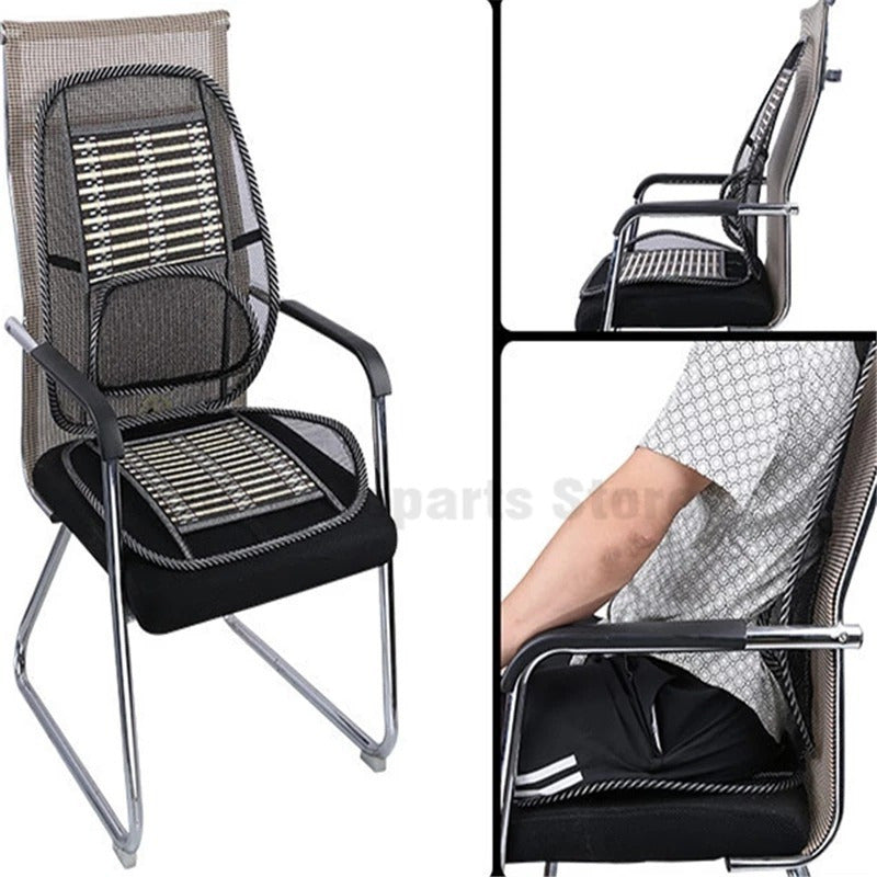 Respaldo Lumbar Para Silla Auto Y Oficina Soporte Ergonómico