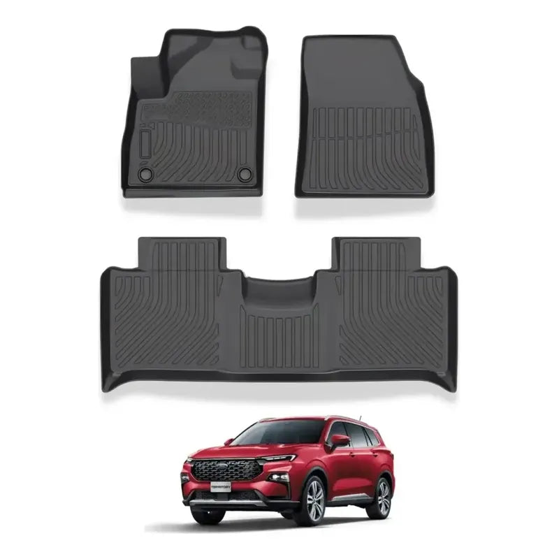 Cubre Piso Calce Perfecto Compatible Con 2024-2026 Ford Territory Negro