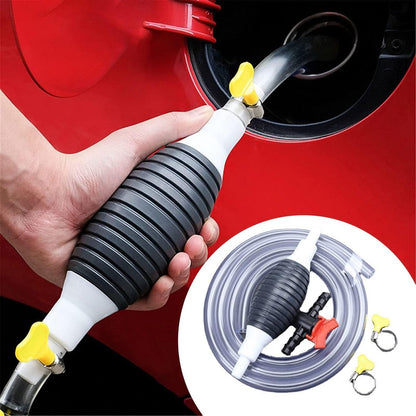 Bomba Sifón Manual Trasvasije Líquidos Combustible 220cm R&c