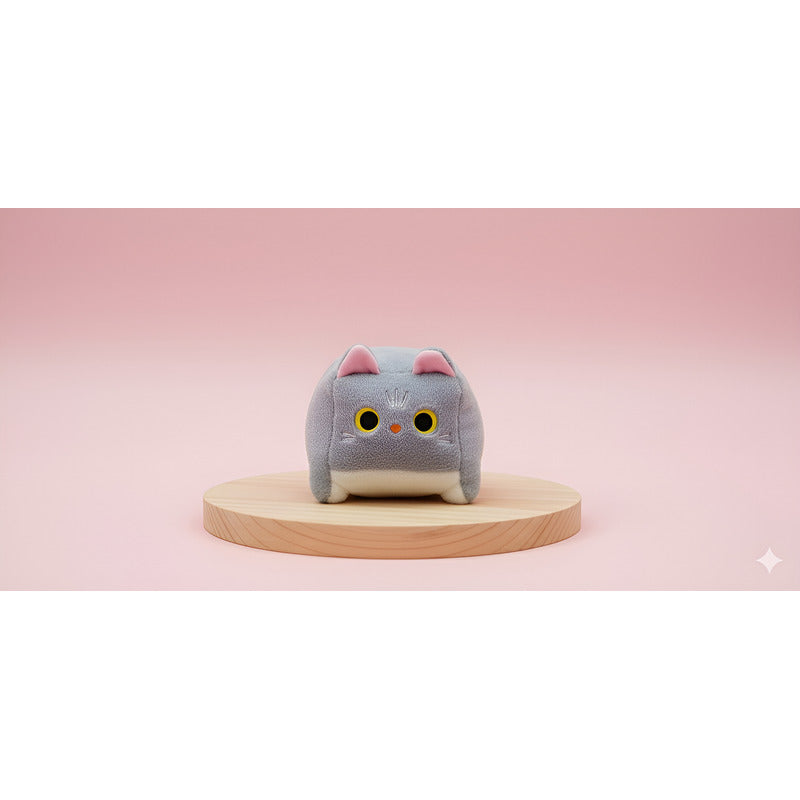 Peluche Cojín Suave De Felpa Gato Cuadrado Kawaii 20cm R&c