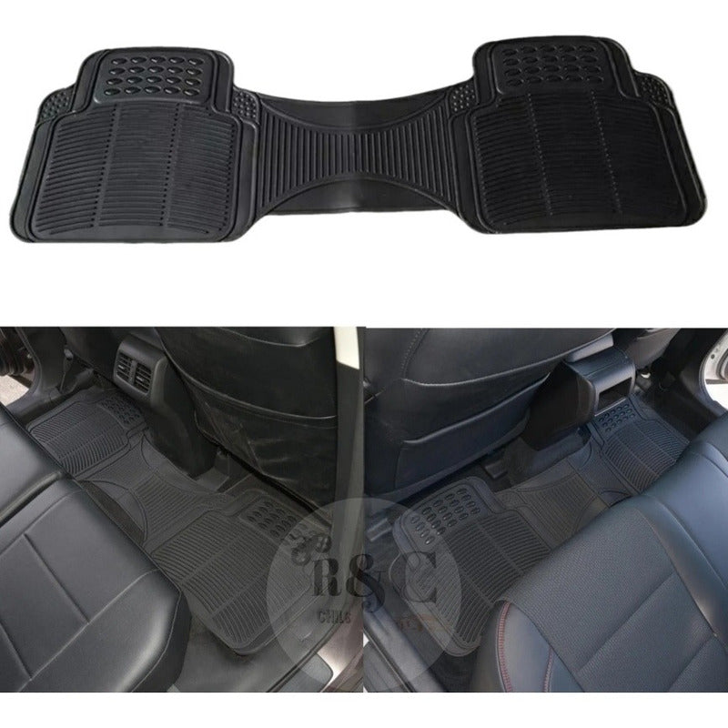 Cubre Piso Camello Goma 1 Pieza Universal Auto Camioneta /r& Goma Negro