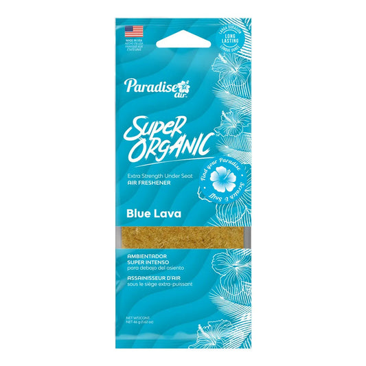 Perfumador Auto Y Ambientes Bloque Paradise Air Hecho En Usa Fragancia Blue Lava Negro