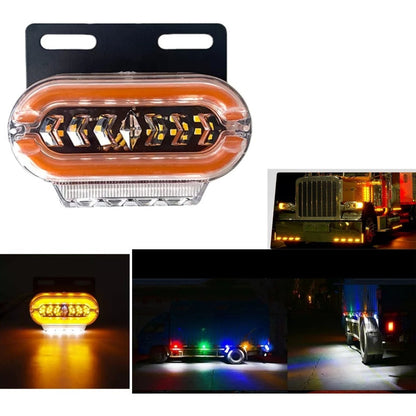 Luz Led Trocha Bicolor Luz Lateral Led Advertencia 24v /ryc