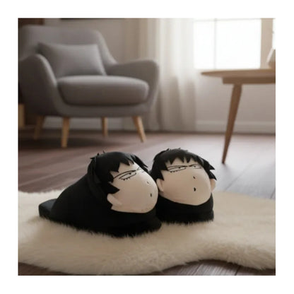 Pantuflas Acolchada Abierta Anime Kaede Rukawa Talla 36-41 Negro Kaede Rukawa Único