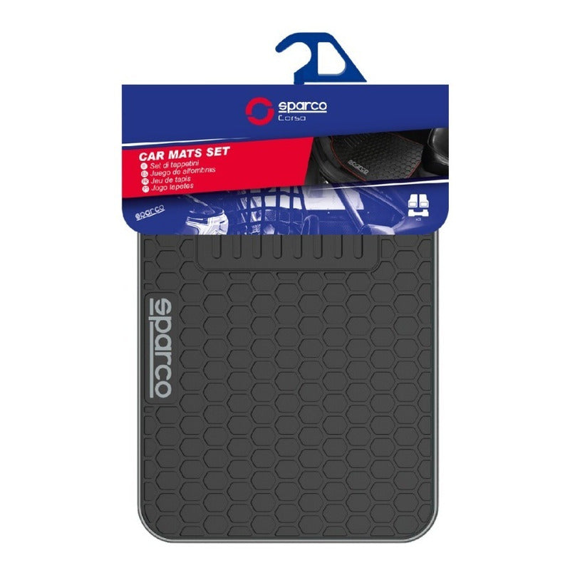 Cubre Piso Auto Goma Camello Sparco Original Universal / R&c