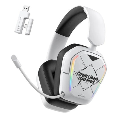 Audifono Gamer Onikuma Gt883 4modos Bluetooth Usb C Y Cable Blanco Gt883