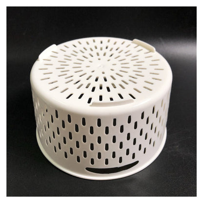 X3 Tupper Hermético Contenedor Alimentos Frescos Con Colador Color Azul Circular