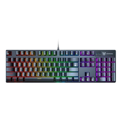 Teclado Gamer Mecánico Rgb Keyboard Para Juego Onikuma /r&c Negro Español Latinoamérica