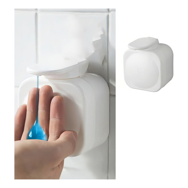 Dispensador Push De Jabon Liquido De Pared Con Ventosa Fuert